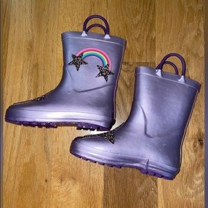 Little girls rain boots